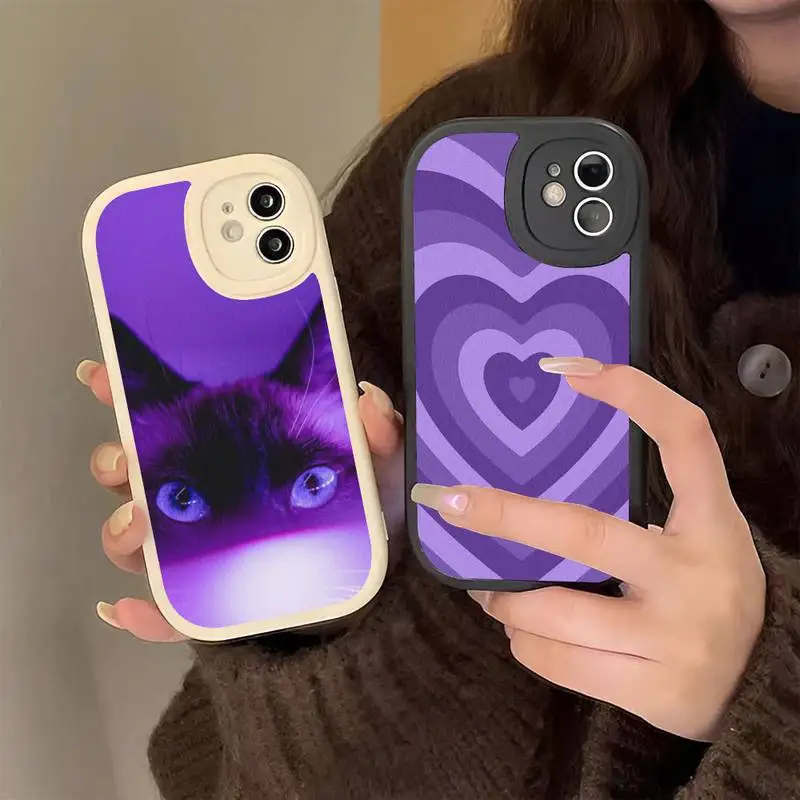 

infinity on Purple aesthetic Case Hard Leather Phone Case for iPhone 13 12 Mini 11 14 Pro Max Xs X Xr 7 8 Plus 6 6s Se Cover
