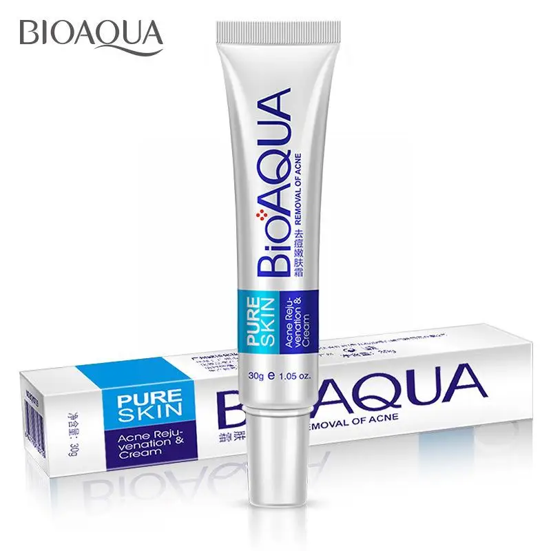 

BIOAQUA Face Cream Whitening Skin Care Anti Acne Treatment Control Cream Remover 30g Moisturizing Pores Cream Acne Oil Scar K7A0