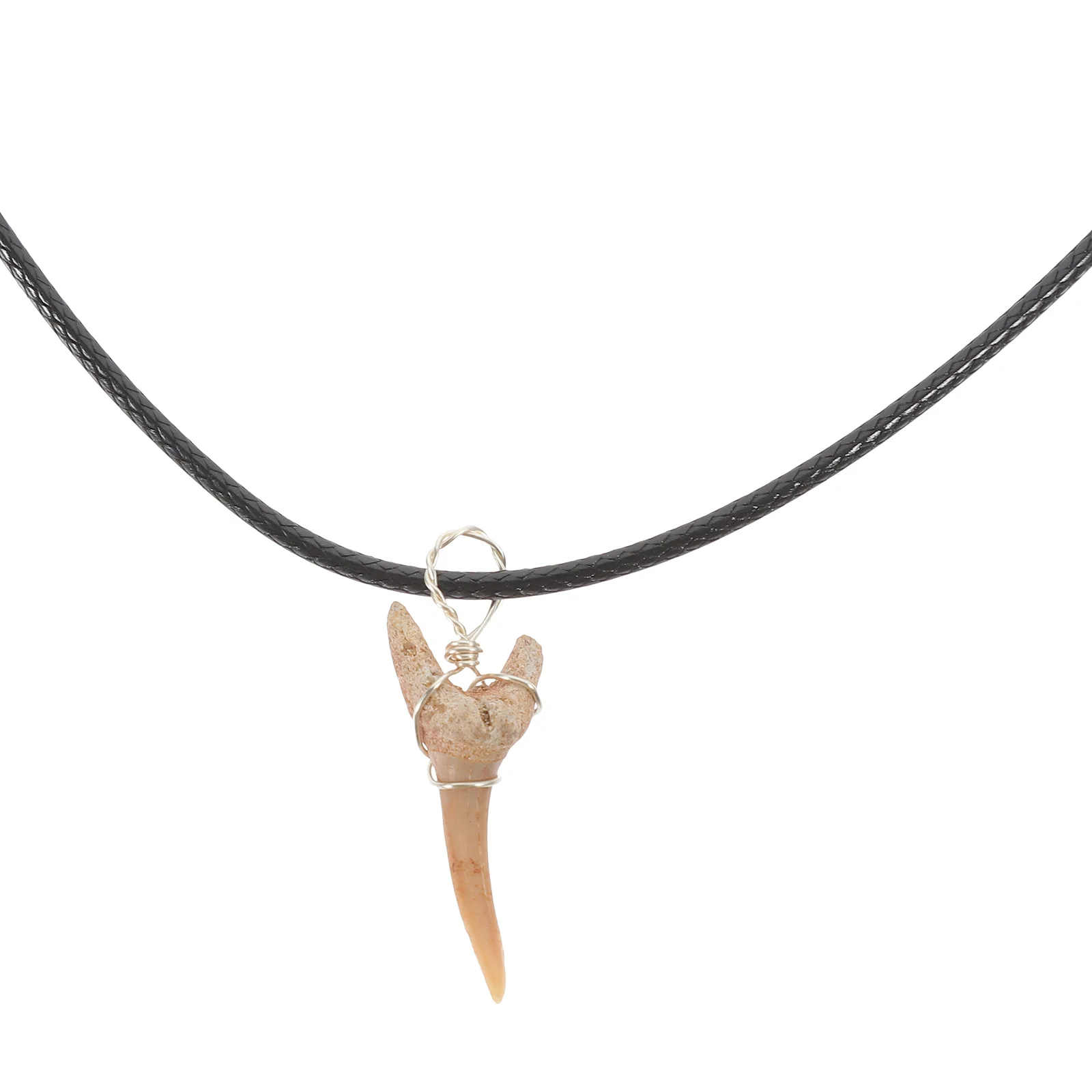 

Shark Tooth Pendant Hanging Necklace Choker Mineral Sharks Women Stone Female Necklaces Girls Lady Miss