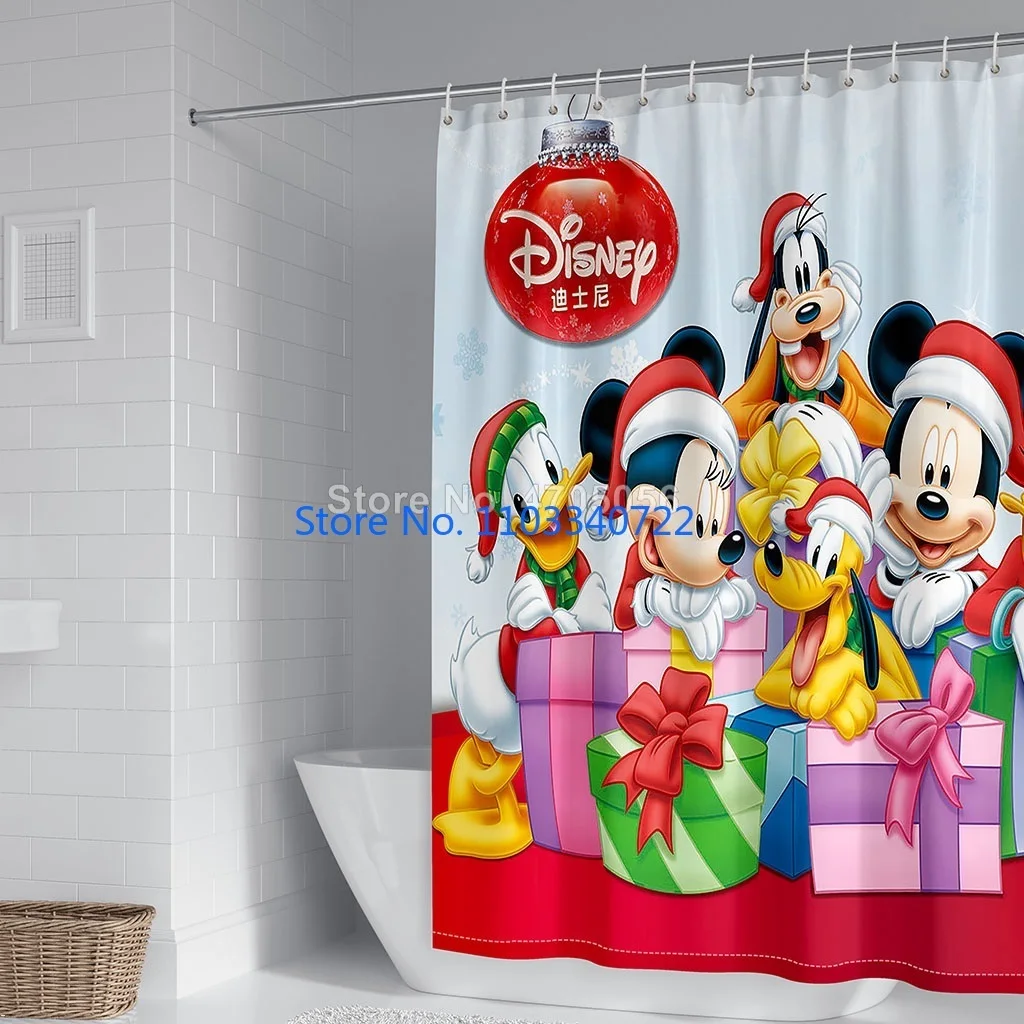 Водонепроницаемые шторы с крючками для ванной рисунок в стиле аниме утка Дейзи