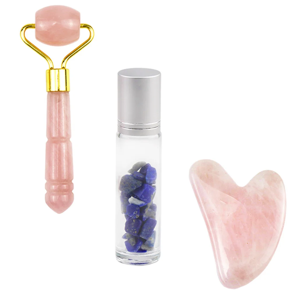 

1 Set Natural Jade Set Beauty Apparatus Roller Scraping Plate