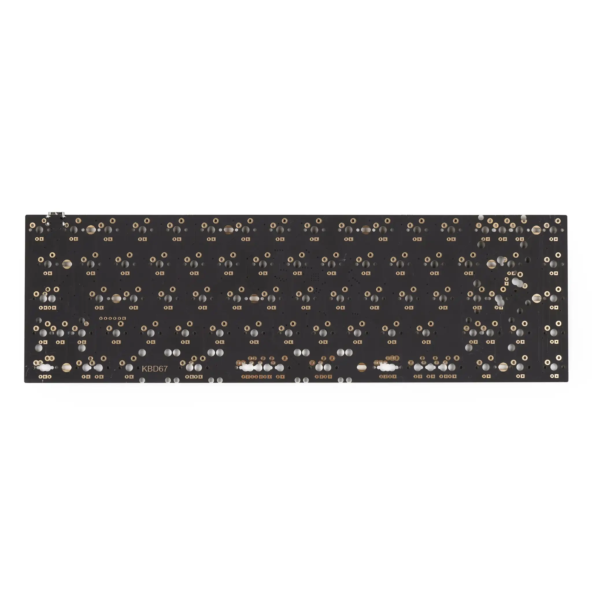 KBDFANS KBD67 V2 Soldered PCB 68 keys VIA Remap mechanical keyboard pcb fitting TOFU65 case