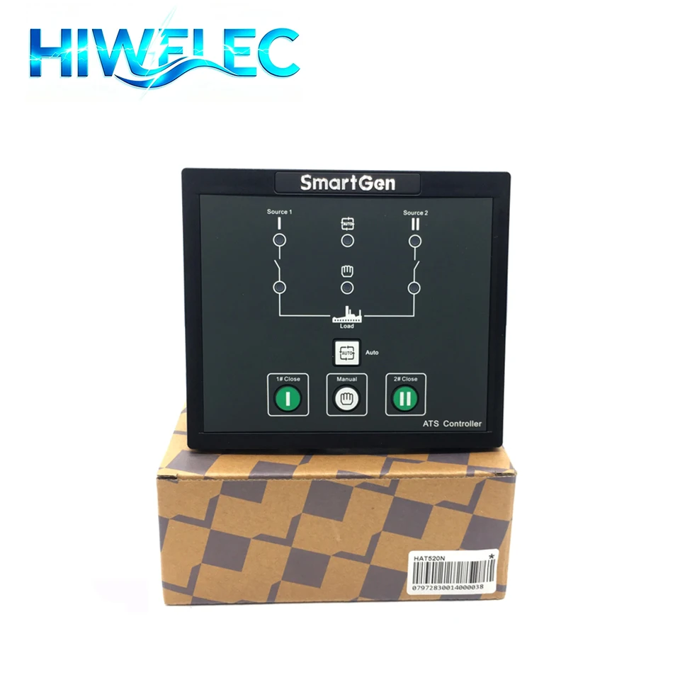 Фото Модуль контроллера генератора Smartgen HAT520N с двойным источником питания и АВР, модуль управления автоматическим переключателем, запасная часть для генератора №2
