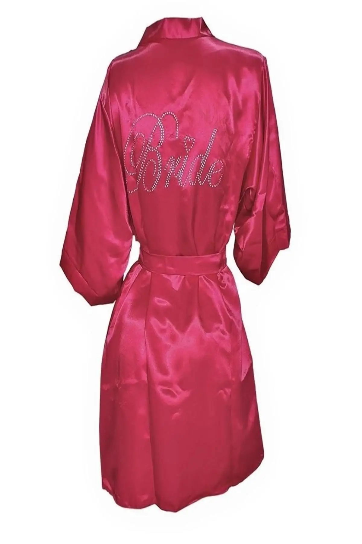 

Dressing Gown Bride Satin Fashion Robe Female Bathrobe Sexy Peignoir Kimono Bride Dressing Gown Gown Gown Gown Gown