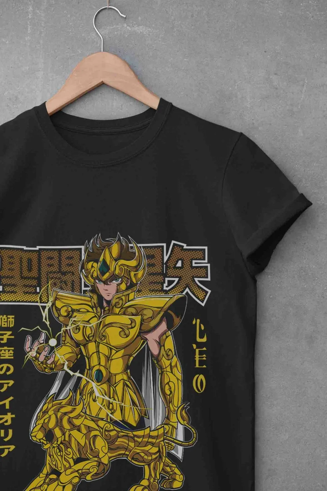 Фото Футболка Saint Seiya, футболка Ширю, футболка Хёга, топ Шун, футболка с аниме-графикой Икку №3