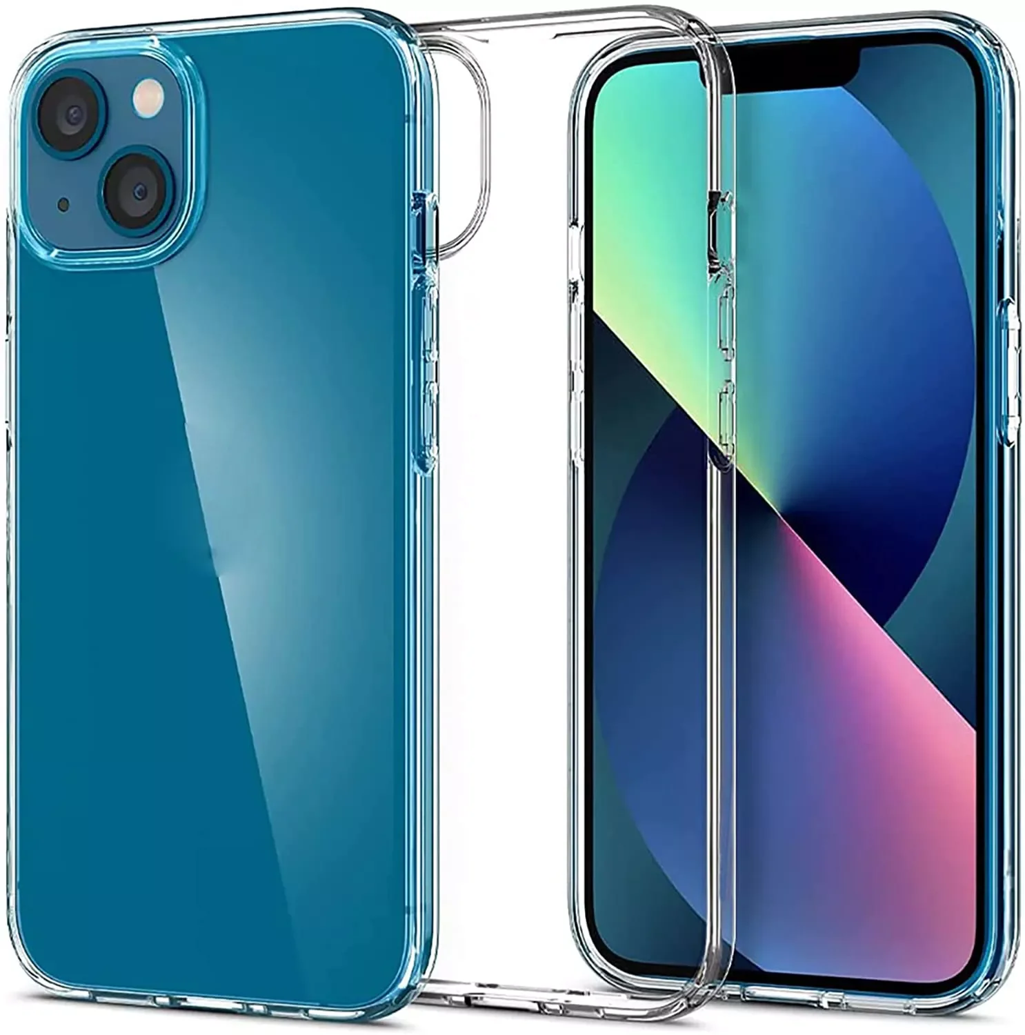 

Shockproof Clear Phone Case for iPhone 13 12 11 Pro Max XS XR mini 7 8 Plus SE 2020 Soft TPU Ultra Thin Crystal Back Cover