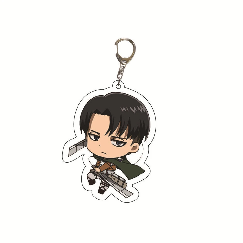 Anime Attack On Titan Keychain Acrylic Wings of Liberty Freedom Scouting Legion Eren Keyring Key Holder Chain Ring New Jewelry |