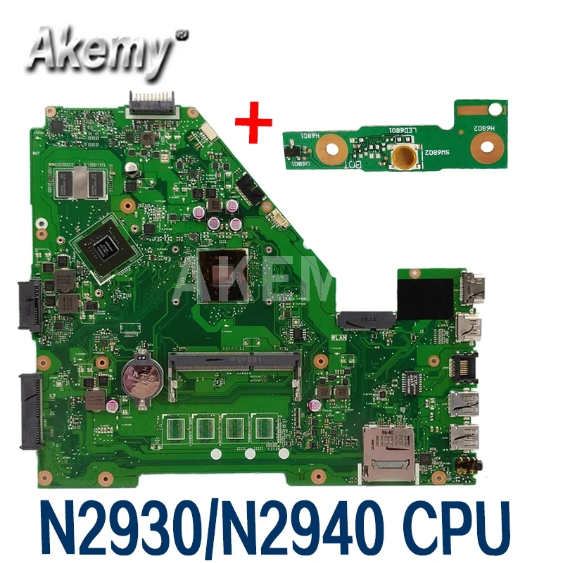 

Amazoon X550MD Laptop motherboard For Asus X550MD X550M X552M X550MJ R513MD R513MJ Test original mainboard N2930/N2940 CPU