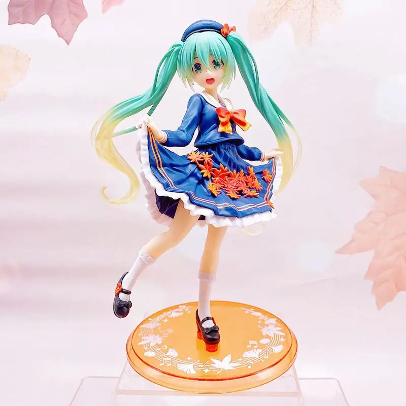 

Original TAITO Hatsune Miku Anime Action Figure 3rd Season Autumn Ver Model PVC Girl Decor Figurine Collectible Toy for Children