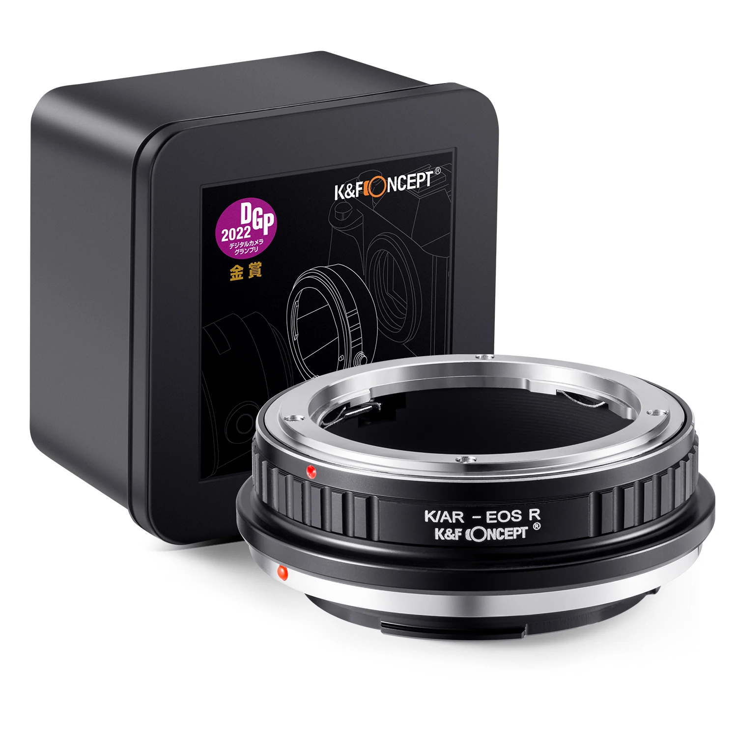 

K&F Concept K/AR-EOS R Lens Adapter For Konica AR Mount Lens to Canon EOS R RF RP R3 R5 R50 R6 R6II R7 R8 R10 R100 Camera