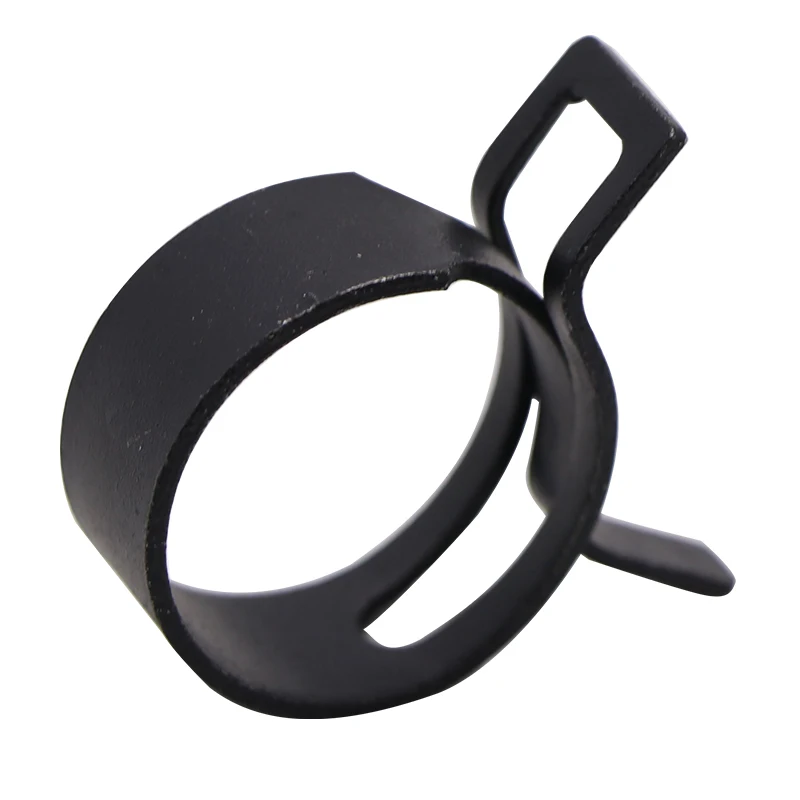 

Зажимы для шлангов металлические черные 10 шт.