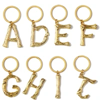 hot women keychain alloy big a z 26 letters key holder fashion initials charms bag pendant accessories dropship