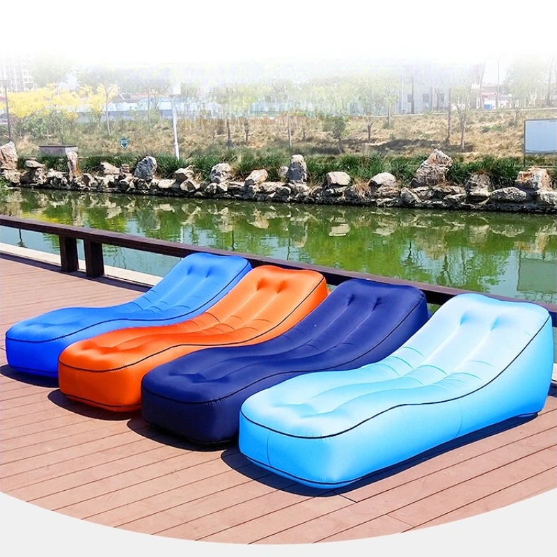 

Portable Inflatable Sofa Bed Beach Lounge Chair Folding Relax Chair Camping Sun Loungers Lazy Air Sofa Travel Chaise Outdoor 50