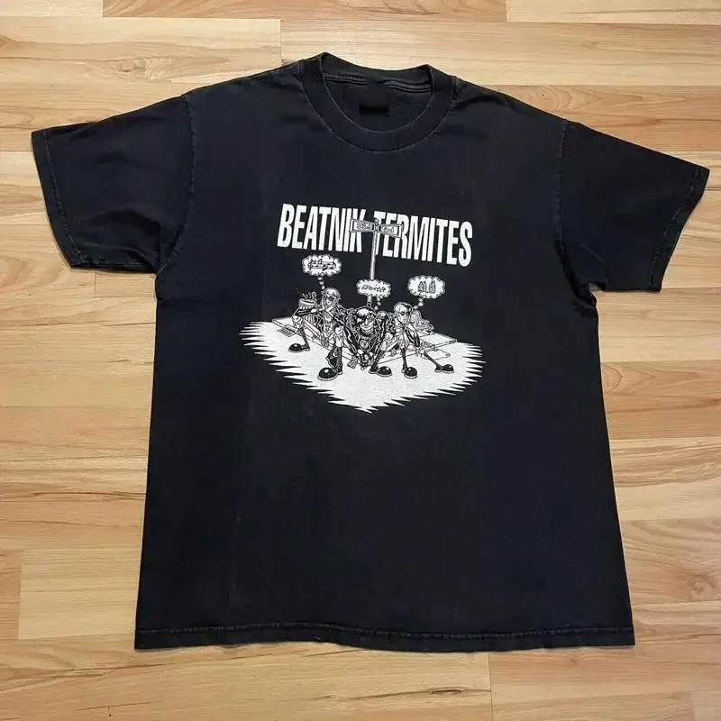 Фото Футболка Beatnik Termites из 100% хлопка, черная, все размеры №1