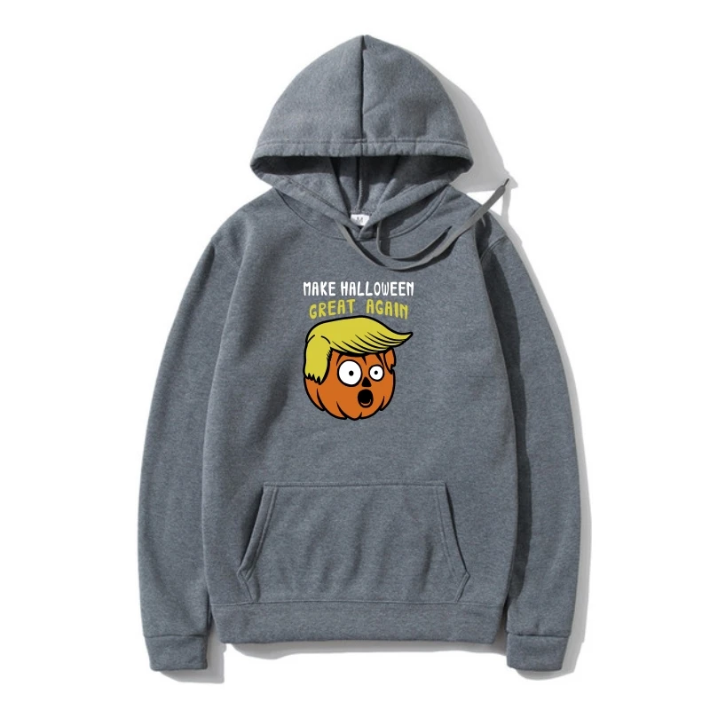 

Толстовки с капюшоном «сделай Хэллоуин», «снова греа», Дональд Трамп, Джек О, фонарь, тыква, верхняя одежда, забавный м