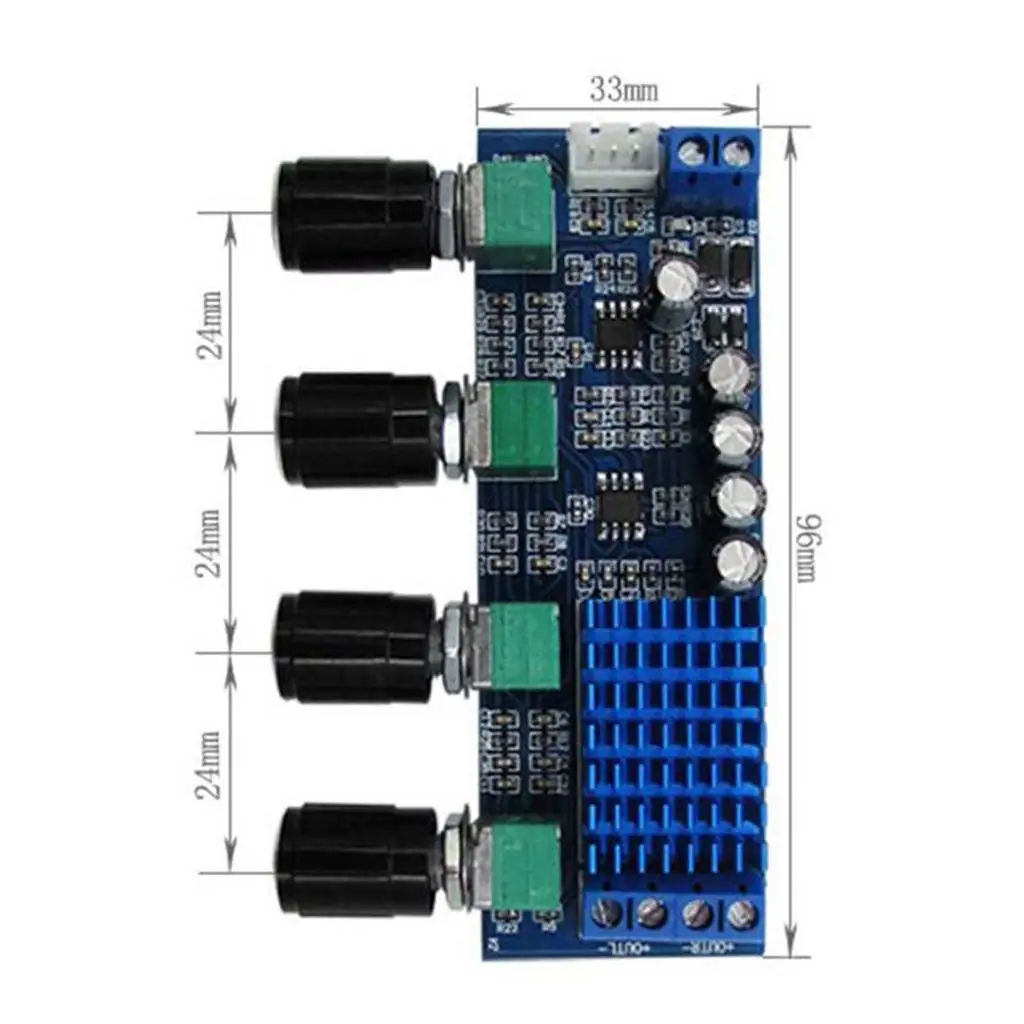 TPA3116D2 Аудио Мощность 12-24 В 2-канальный стерео 2X80 Вт Плата цифрового усилителя
