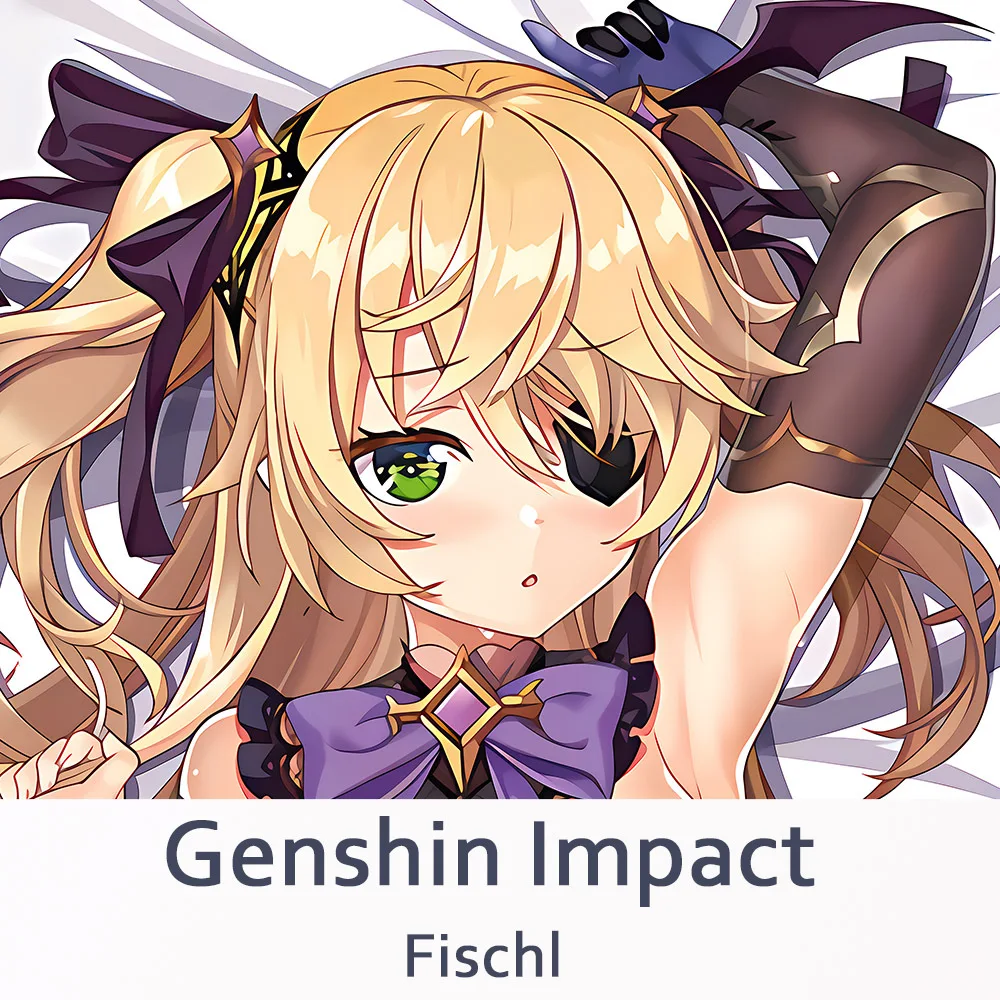 Чехол Genshin Impact Fischl Peakin Keqing Hing наволочка для тела постельное белье Dakimakura