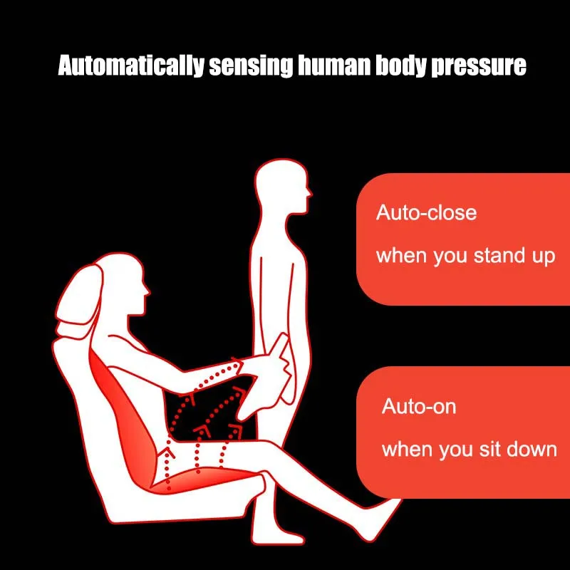 1 шт. автомобильная Массажная подушка с подогревом графеновая Подушка быстрым