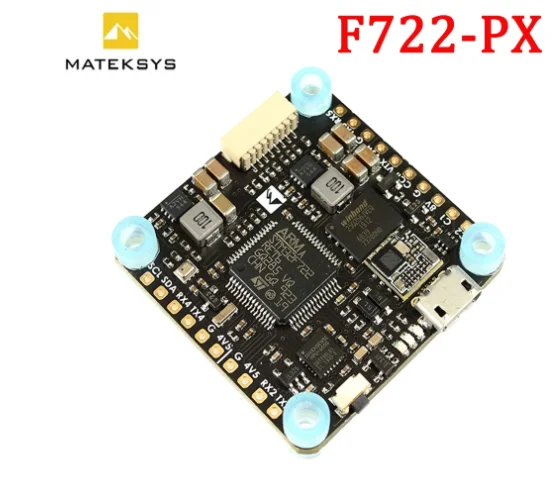 MATEKSYS STM32F722 F722-PX Flight Controller W/ OSD MPU6000 BMP280 Pixel ​Switchable 5V/8V 32M-byte ​PWM Camera for RC FPV Drone