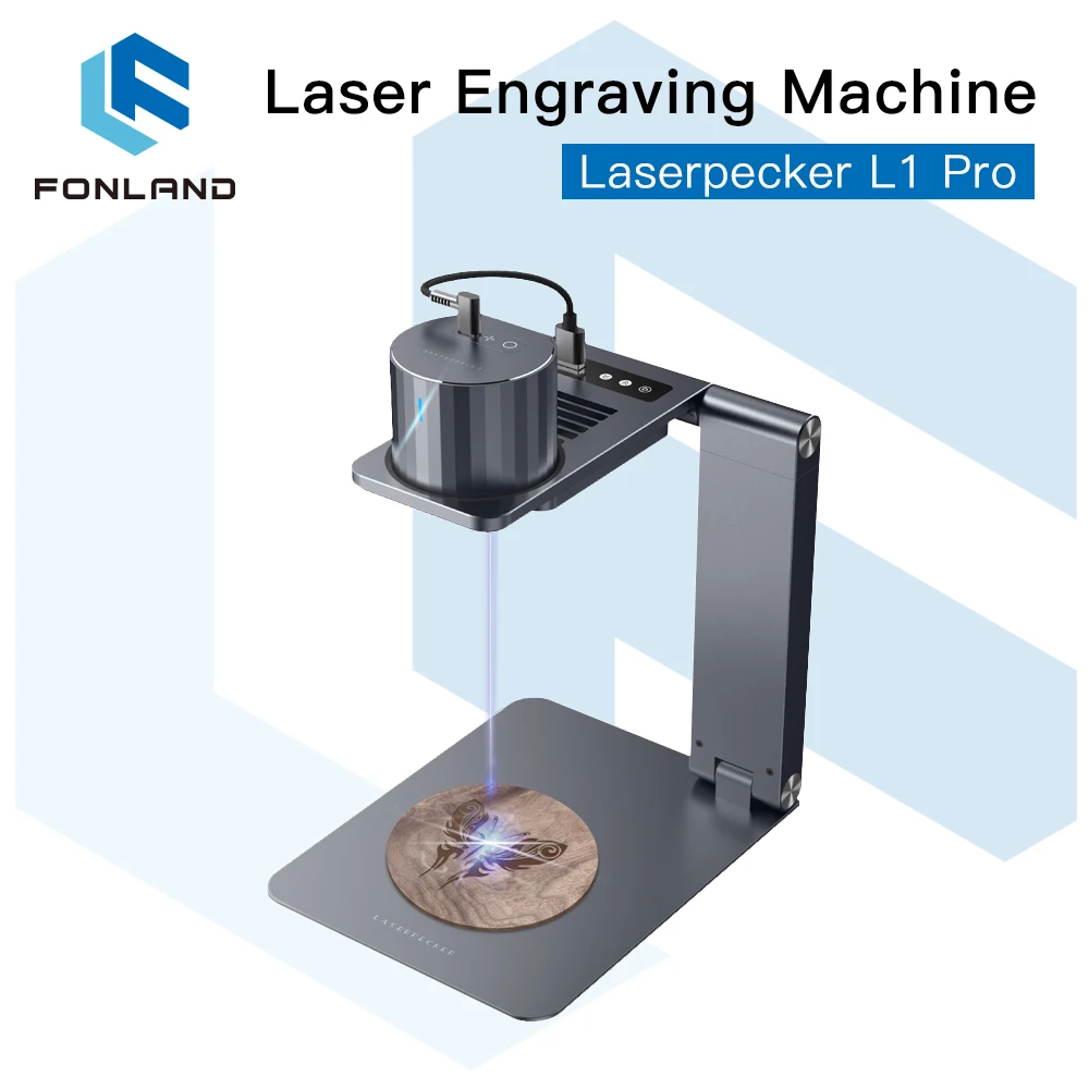 

LaserPecker L1 Pro Laser Marking Portable DIY Laser Engraver Laser Machine 1.6W 3D Printer Desktop Etcher Cutter Engraving