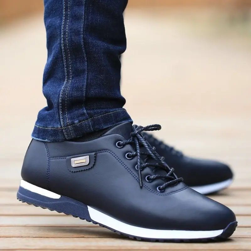 

Мужские кожаные туфли, дышащие, для активного отдыха и походов, деловые лоферы, повседневная обувь, 2023