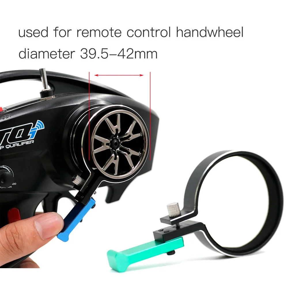 

One-handed Control Adapter Transmitter Steering Wheel Trigger for RC Car Remote Controller Flysky NB4 TQI TRX4 TRX6 Slash Summit