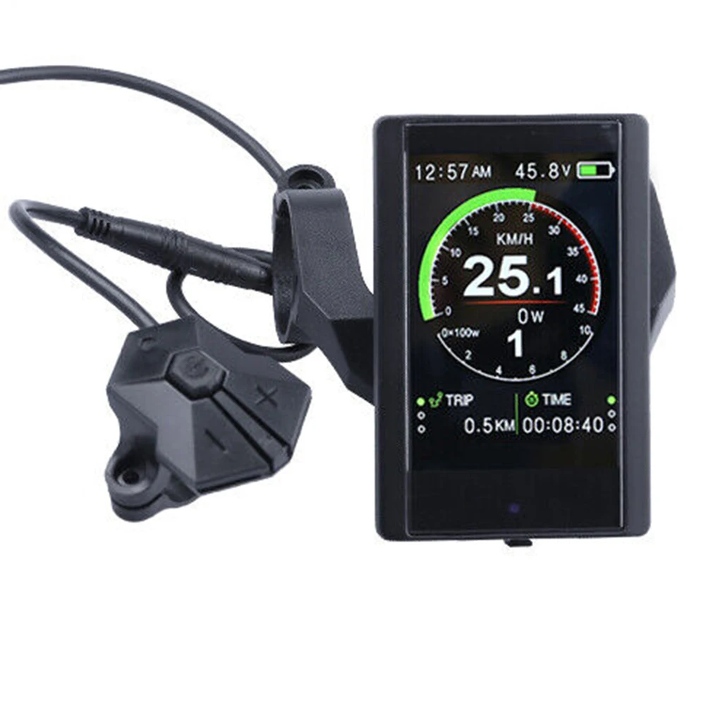 

BBS Motor UART 850C/P850 Display 24V/36V/48V Battery 3.2inch 5V 500mA Black CE Display IP65 (water Proof) ROHS