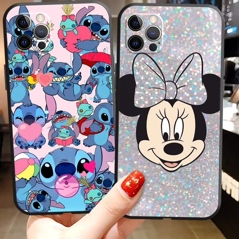 

Disney Mickey Phone Cases For iPhone 11 12 Pro MAX 6S 7 8 Plus XS MAX 12 13 Mini X XR SE 2020 Back Cover Soft TPU Coque