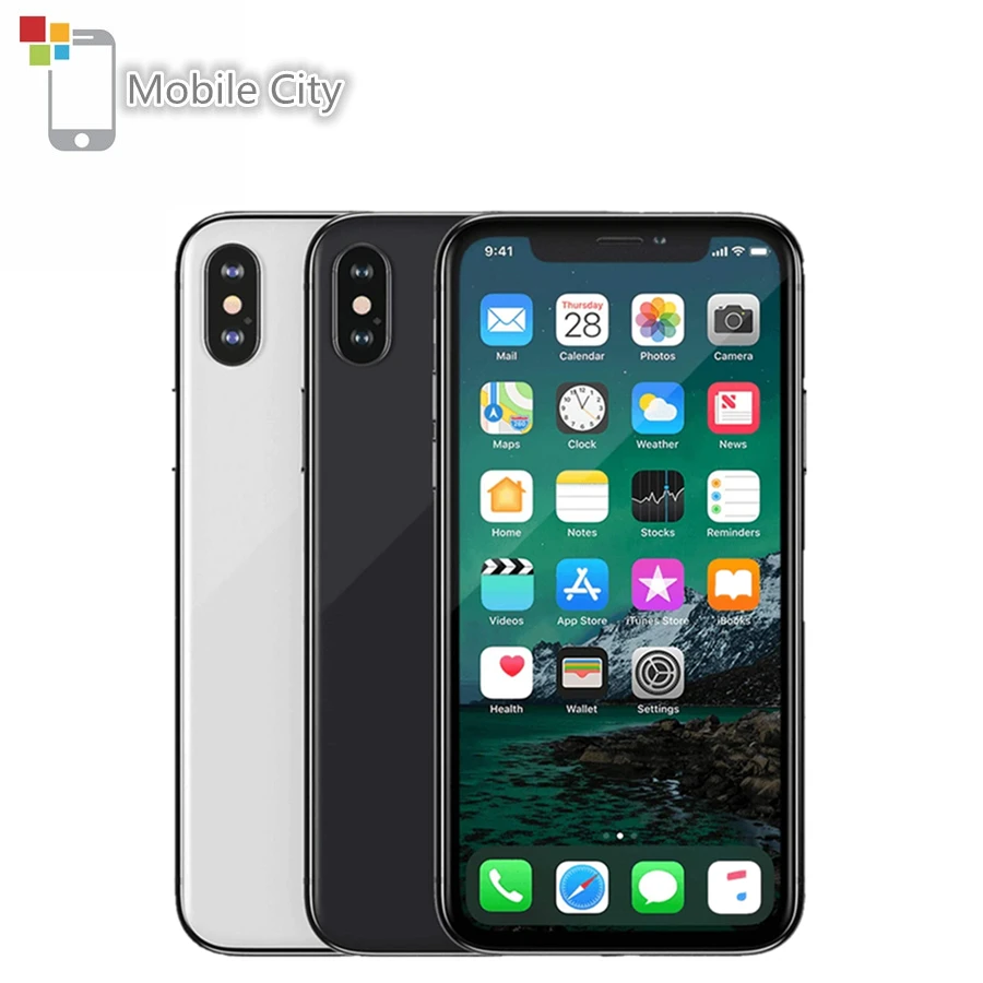 Apple iPhone X 4G LTE Unlocked Mobile Phones 64GB/256GB ROM 3GB RAM Hexa Core 5.8