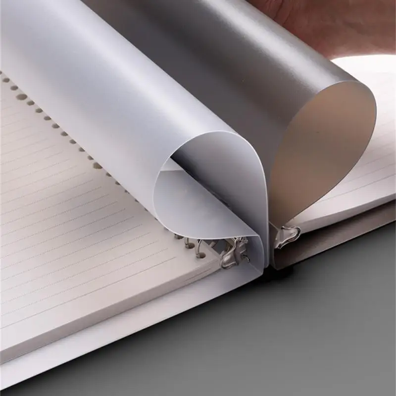 Съемная записная книжка чёрная A4a5 прозрачные офисные принадлежности толстая