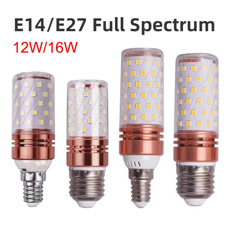 E27 светодиодный Lamp 220V светодиодный Bulb SMD2835 E14, полный спектр лампочки Кукуруза прожектор 3 цвета bombilla Home энергосберегающий свет