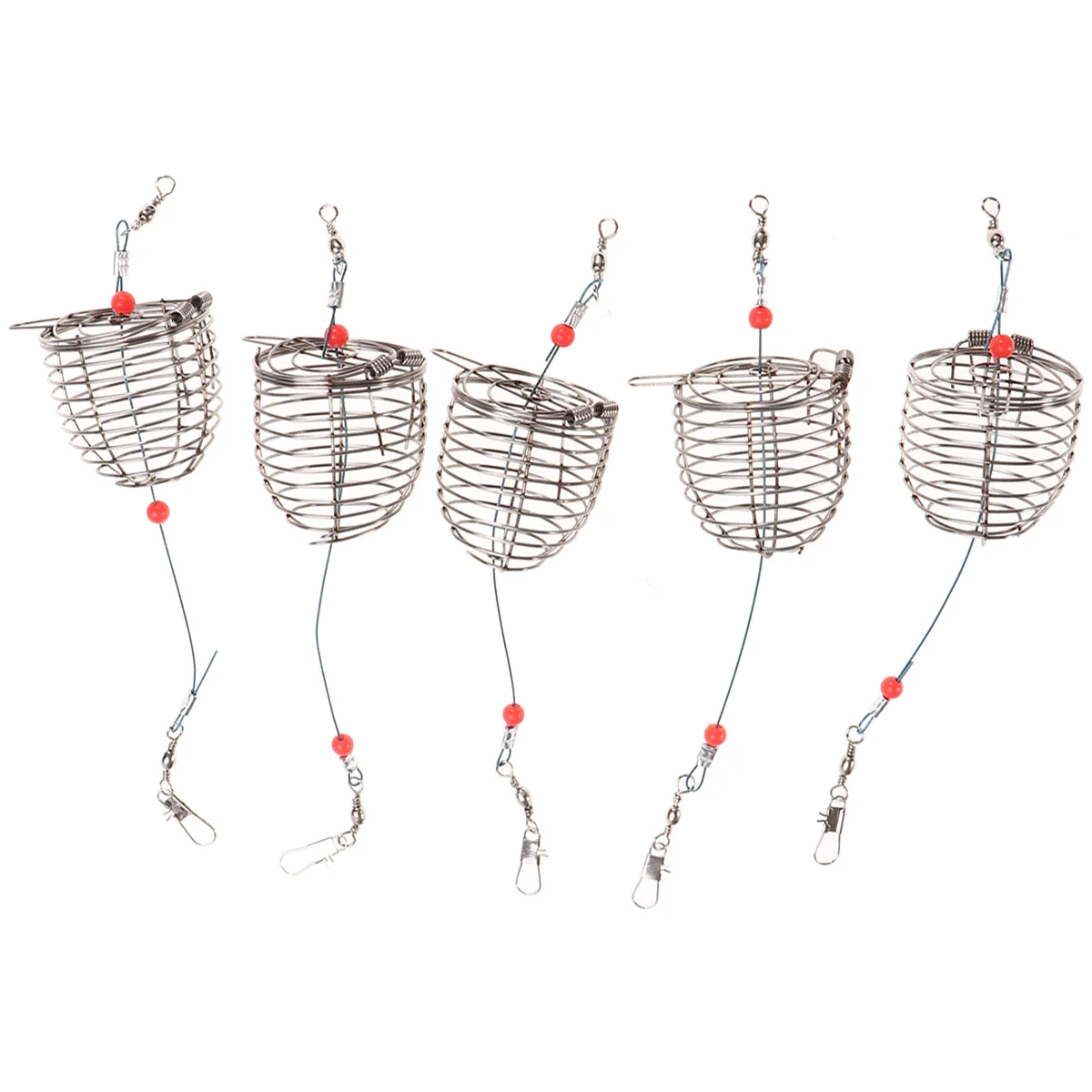 

Fishing Feeder Coil Inline Fishing Basket Bait Lure Spring Fishing Feeder Feeder Holder Fishing Lure Cage