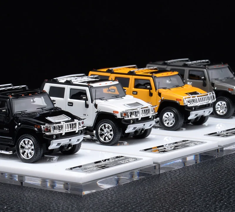 

MOTORHELIX 1:64 MH Hummer HUMMER H2 SUV V8 simulation limited edition car model collection decoration gift