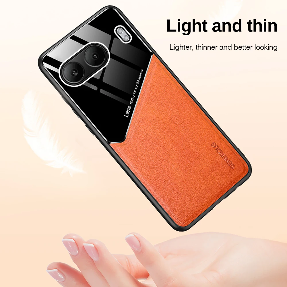 Для OnePlus Nord4 Nord 4 5G чехол встроенная Магнитная пластина из искусственной кожи