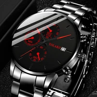 popular watch for mens colored pointer fashion watches steel belt luxury brand original free shipping clock quartz wristwatches