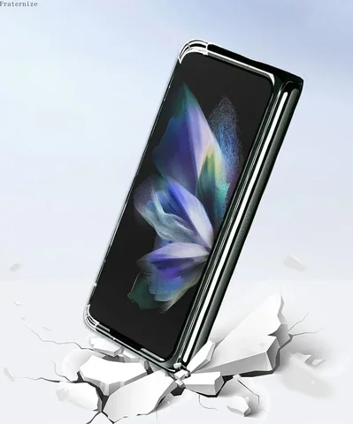 Прозрачный ударопрочный Магнитный чехол для Samsung Galaxy Z Fold 5 4 3 2