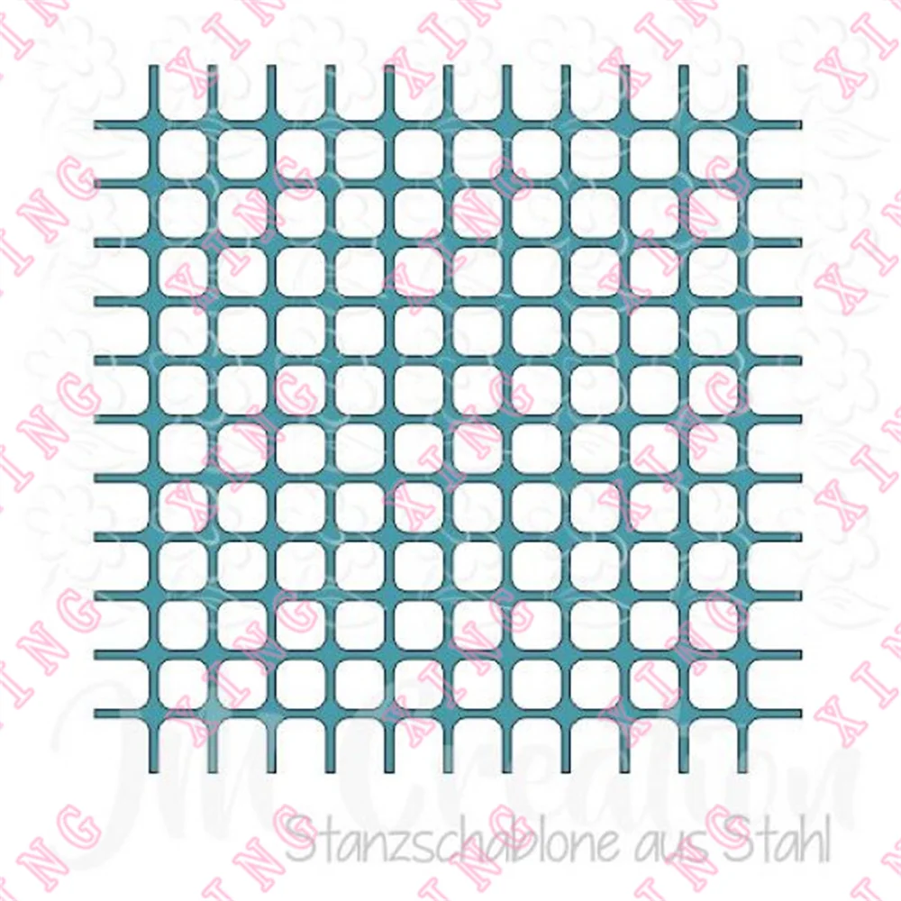 

Newest Hot Sale Grid Pattern Metal Cutting Dies Scrapbook Diary Decoration Embossing Template Diy Greeting Card Handmade Stencil