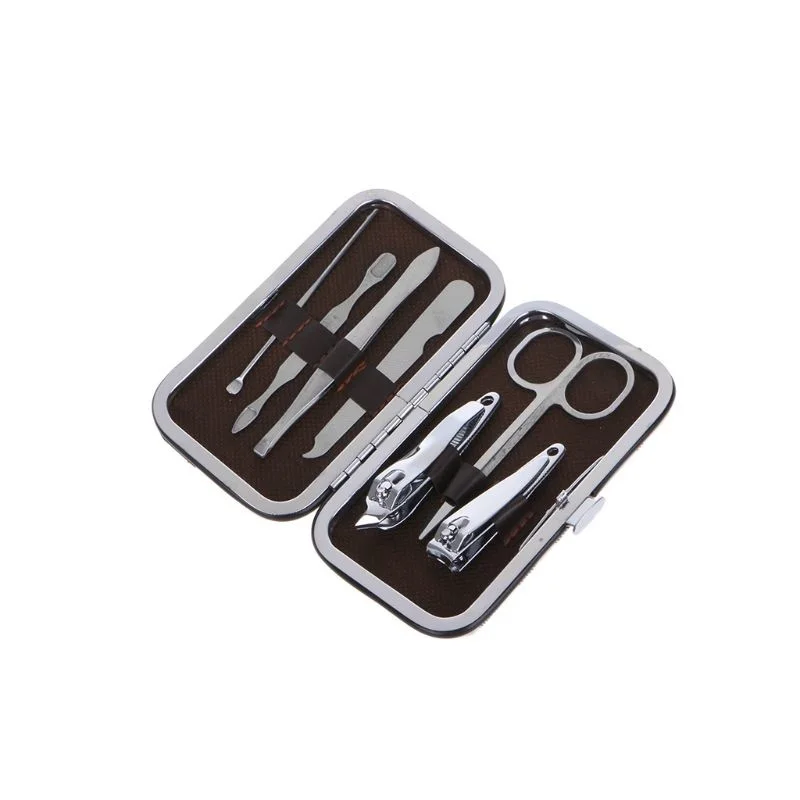 

7pcs Men Women Stainless Steel Manicure Pedicure Nail Clipper Set Travel Grooming