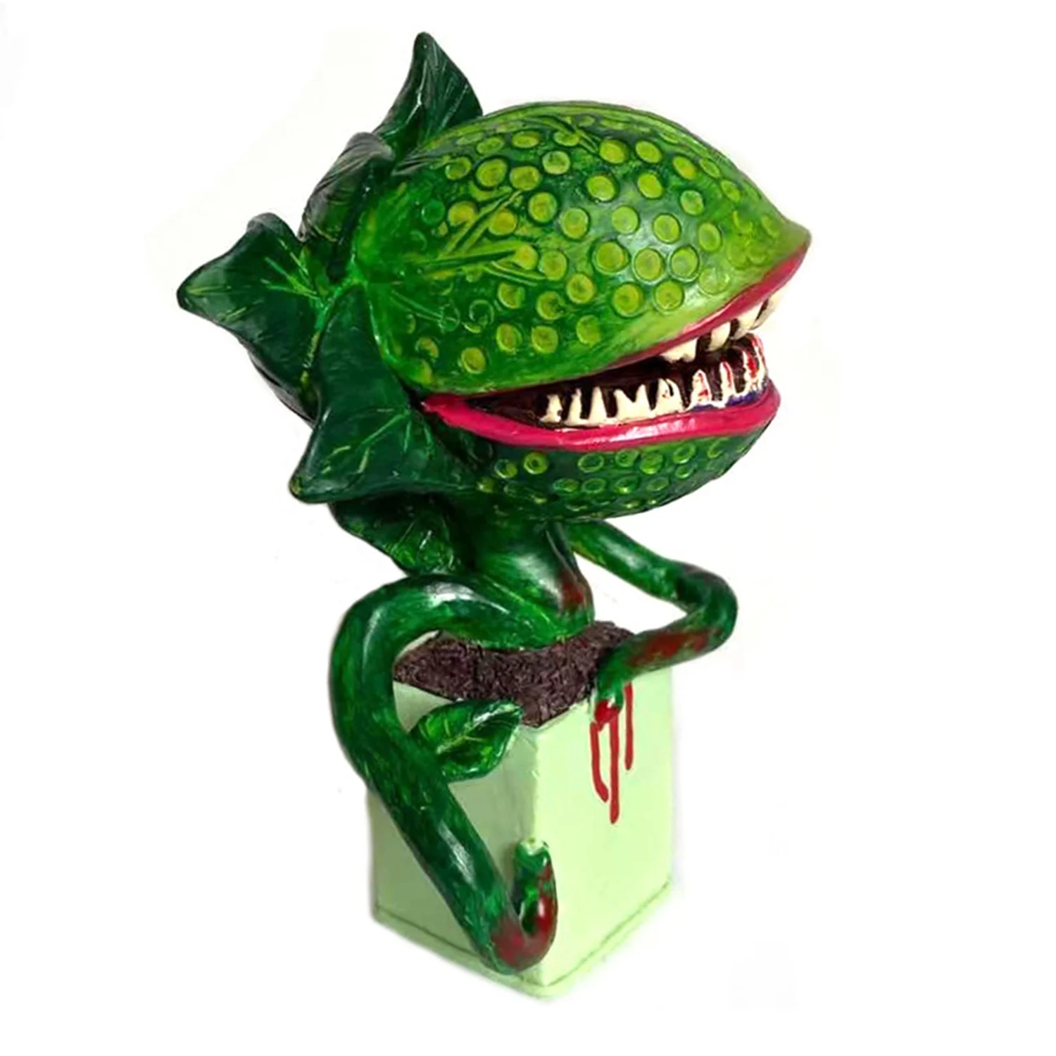

Piranha Flower Replica Movie Prop Yard Resin Ornaments Little Shop of Horrors Halloween Decoration
