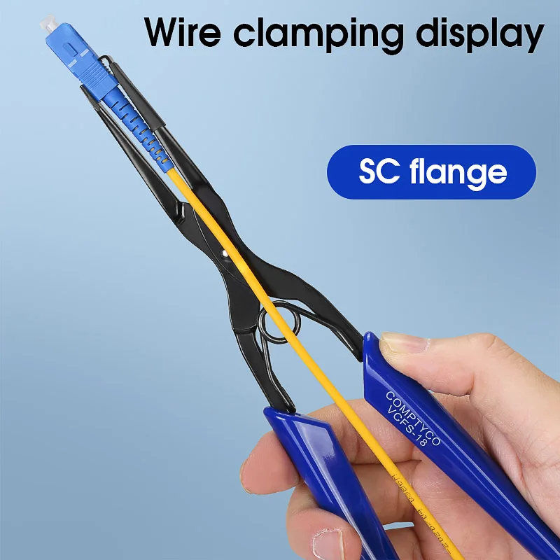 Optical Fiber Flange Long Mouth Clip SC/LC Fiber Optic Connector Plug-in Tool Clip Wire Pliers VCFS-18