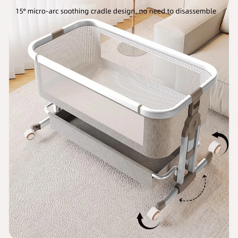 Кровать размера для кроватки 3-24 месяцев кровать queen-size многофункциональная