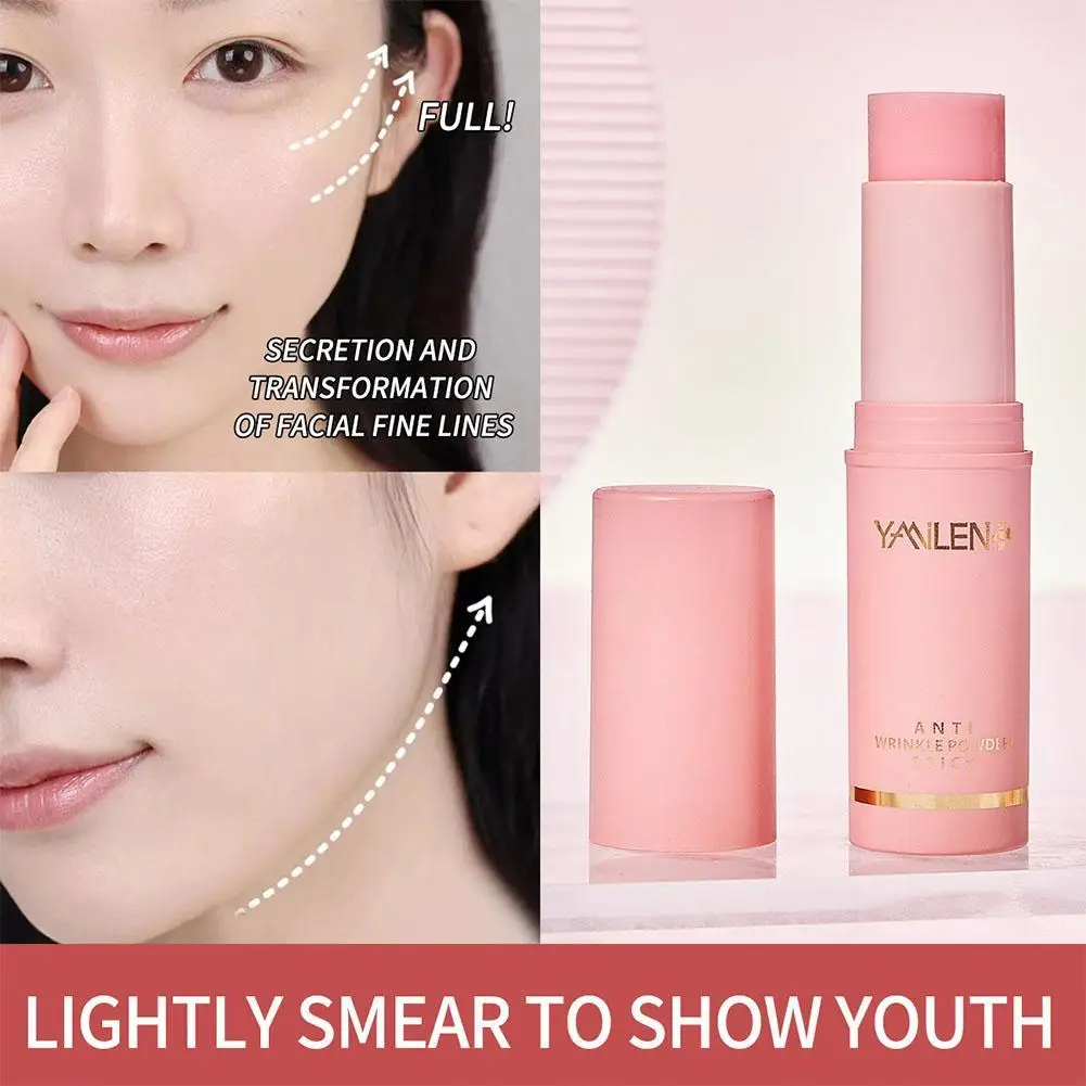 

9gCollagen Multi Balm Stick Moisturizing Nourish Smooth Cosmetics LInes Dull Brighten Fade Skin Improve Anti-wrinkle Korean Girl