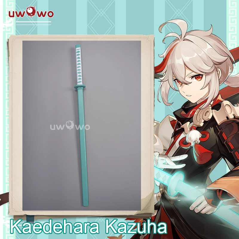 

UWOWO Game Genshin Impact Weapons Kaedehara Kazuha Sword Cosplay Props
