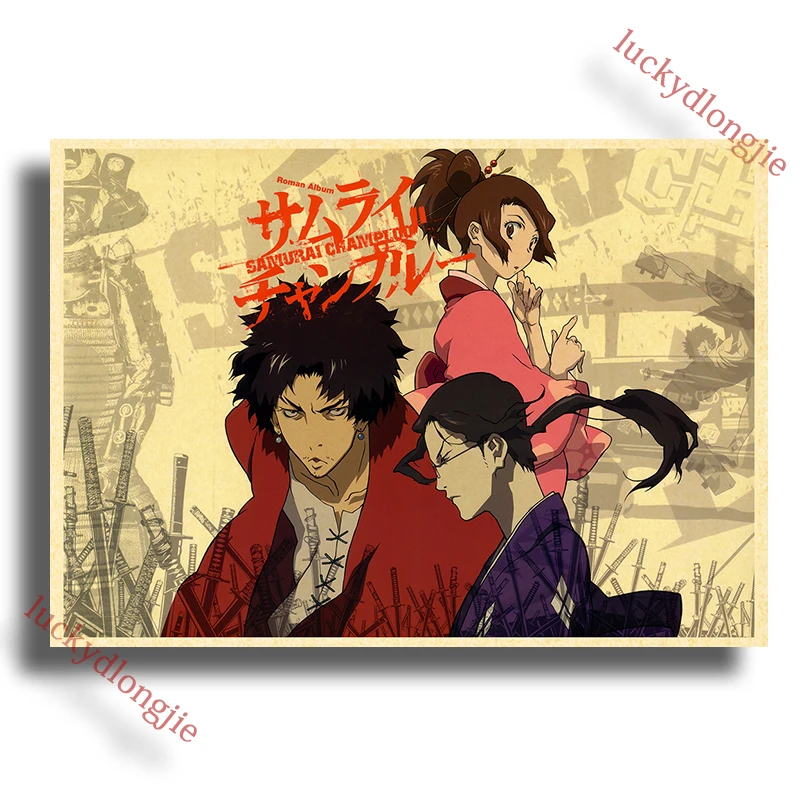 

Аниме плакат Самурай Champloo, luckydlongjie, классический, бумага