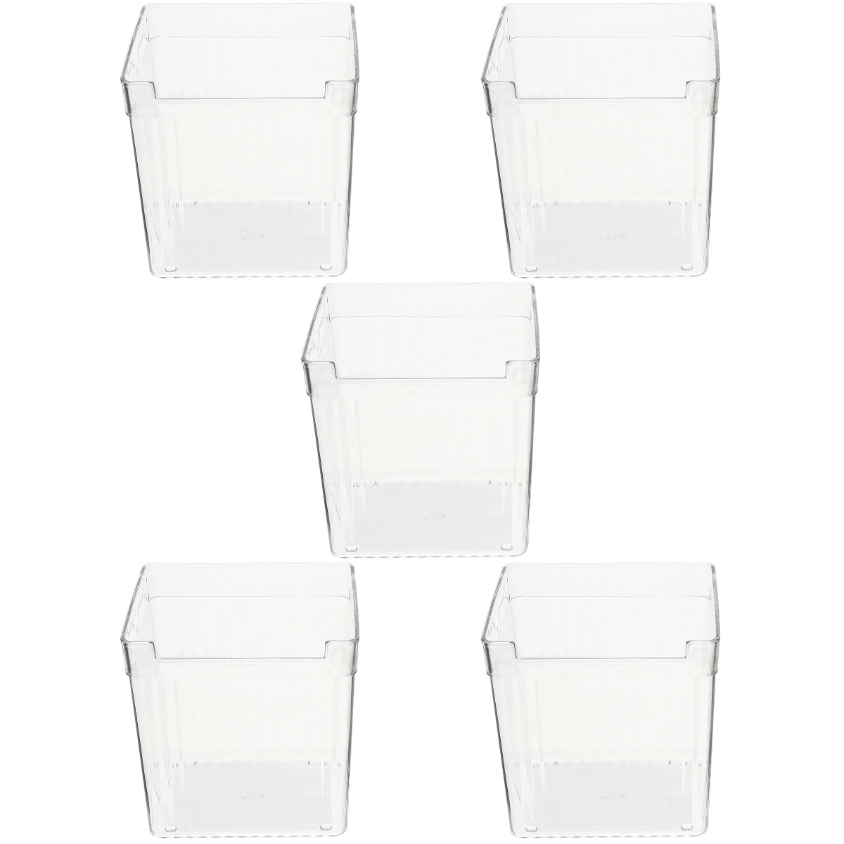 

5pcs Fridge Side Door Storage Bin Daily Use Organizer Fridge Storage Container
