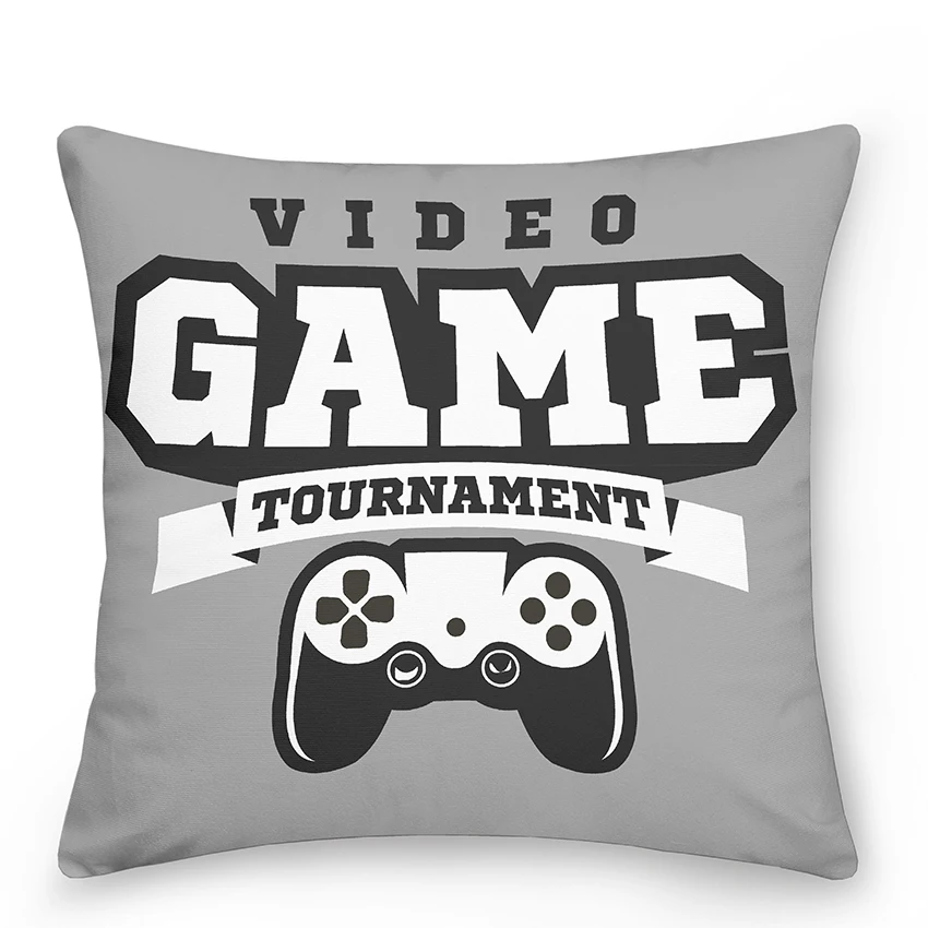 

Наволочка с принтом для мальчиков и геймпадов