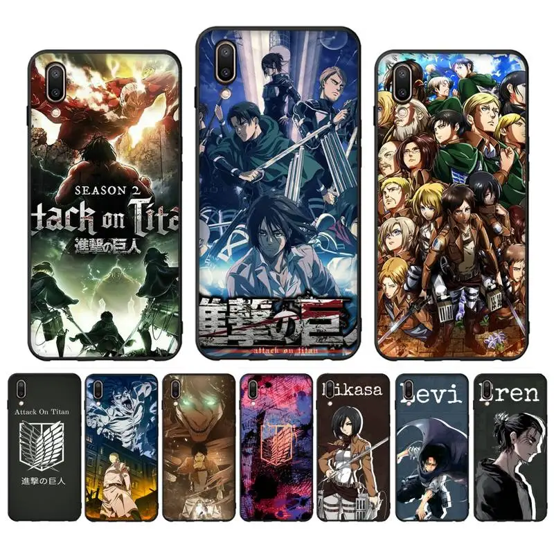 

Anime Japanese A-AttackS On T-Titan Phone Case for Vivo Y91C Y11 17 19 17 67 81 Oppo A9 2020 Realme c3