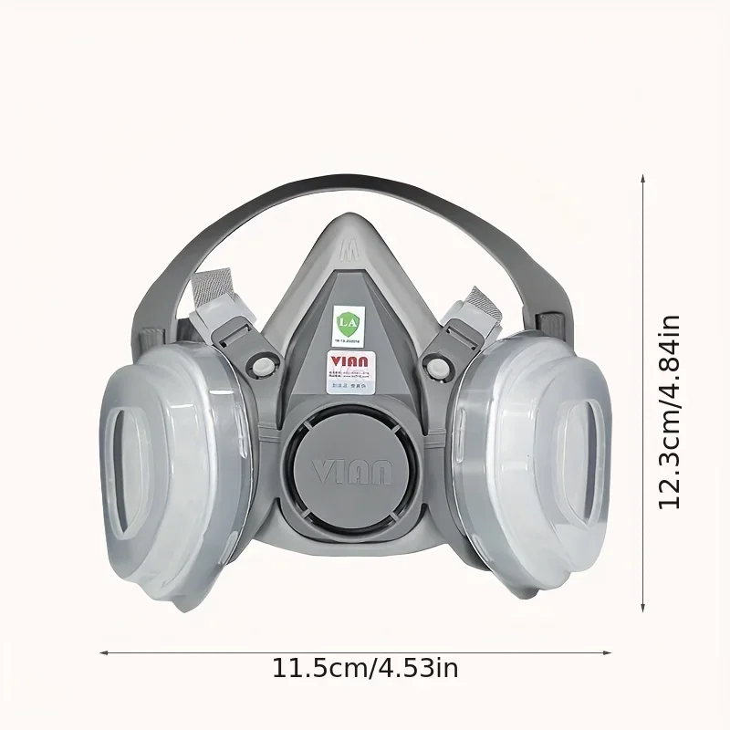 Пылезащитная маска промышленная пыль дышащая для всего лица шлифовальная