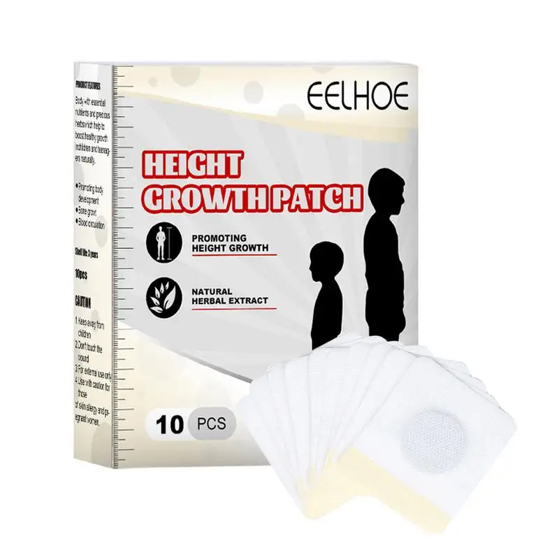 

10Pcs Body Height Enhancer Foot Patch Promoting Bone Growth Foot Patch For Adults And Children Stimulate The Height Of The Body