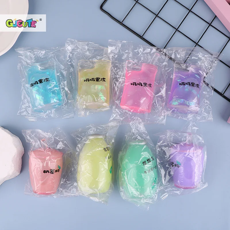 1 шт. мультяшная молочная чайная чашка сжимаемая игрушка мягкие игрушки для